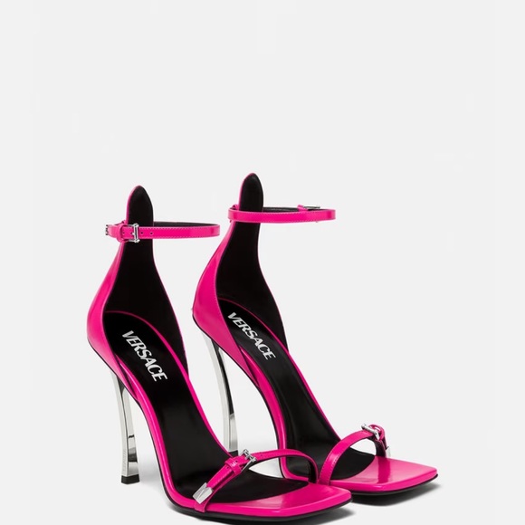 Versace - 110mm Pin Point Ankle Strap Sandals - Picture 2 of 11